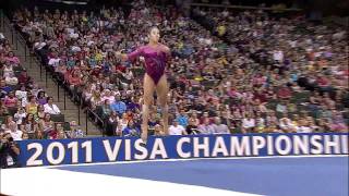 Alexandra Raisman  Floor Exercise  2011 Visa Championships  Women  Day 1 [upl. by Wycoff841]