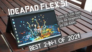 Lenovo IdeaPad Flex 5i  A Great 2in1  Intel 11th Gen  Xe Graphics  16GB RAM [upl. by Led]