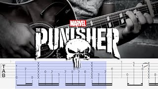 How to Play Franks Choice  THE PUNISHER Guitar Chords Tutorial Theme Soundtrack  Tyler Bates [upl. by Spencer]