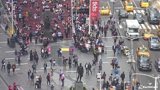 EarthCam Live Times Square Crossroads Cam [upl. by Maurene]