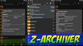 How To Use ZArchiver On Your Android Devices EASY GUIDE  How To Guide  PAID APPS  APK Guide [upl. by Killy831]