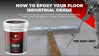 HOW TO APPLY INDUSTRIAL GRADE EPOXY [upl. by Anoit]