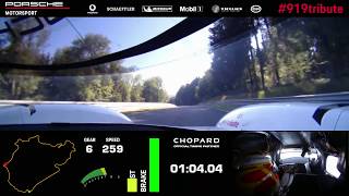 The 919 Tribute Tour Onboard record lap Nordschleife [upl. by Esilana]