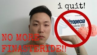 I STOPPED Taking FinasteridePropecia  Finasteride Review [upl. by Ulrika751]