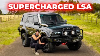 600HP LSA Supercharged V8 Toyota 80 Series Land Cruiser FZJ80  THE KING OF 4X4 [upl. by Duval]