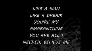 AmarantheAmaranthine Lyrics [upl. by Lunneta]