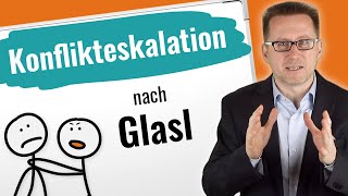 Konflikteskalation nach Glasl Die 9 Eskalationsstufen an praktischen Beispielen erklärt [upl. by Hessney219]