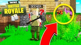 Minecraft Fortnite Battle Royale HIDE amp SEEK  Minecraft Mods [upl. by Nico112]