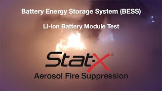 StatX® Fire Suppression for ESS and BESS [upl. by Atterys]