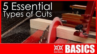 5 Woodworking Cuts You Need to Know How to Make  WOODWORKING BASICS [upl. by Festa]