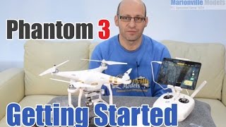 DJI Phantom 3 ProAdvanced Quick Start Guide Setup amp How To [upl. by Eilojne728]