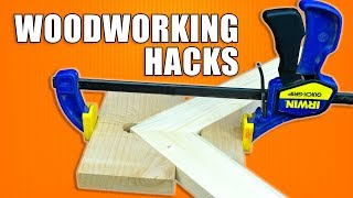 Woodworking Tips and Tricks  5 Hacks for Clamps [upl. by Cymbre]