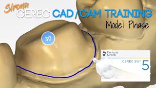 Sirona CEREC 513 CADCAM Dental Training  Model Phase [upl. by Brunhilda]