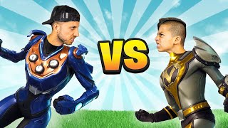 DAD Vs SON 1v1 Fortnite WINNER GETS PRIZE  Royalty Gaming [upl. by Arlyne]