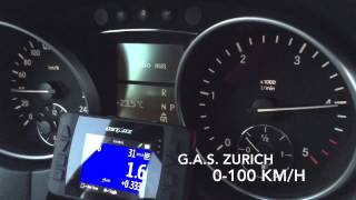 MercedesBenz ML 420 CDI V8 306 PS 4Matic 0100 amp 060 kmh acceleration [upl. by Gnurt152]