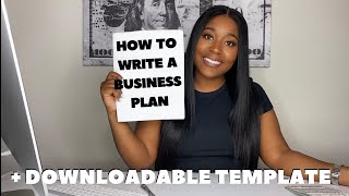 HOW TO WRITE A BUSINESS PLAN STEP BY STEP  TEMPLATE  9 Key Elements [upl. by Aisorbma]