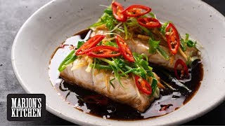 Steamed Soy amp Ginger Fish  Marions Kitchen [upl. by Cecile]