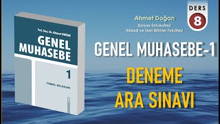 GENEL MUHASEBE 1  Deneme Ara Sınavı [upl. by Male]