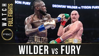 Wilder vs Fury 1 FULL FIGHT PBC on Showtime  December 1 2018 [upl. by Halbert]