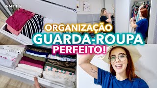 COMO ORGANIZAR UM GUARDAROUPA  GAVETAS DOBRAS ROUPEIRO [upl. by Kampmeier]