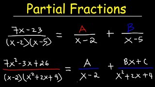 Partial Fraction Decomposion [upl. by Ardnoik]