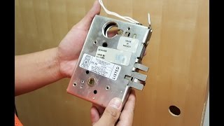 Dynamic Security  How to Install a Command Access ML180EUCH Electronic Mortise Lock [upl. by Atazroglam]