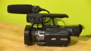 JVC GYHM100 ProHD professional camcorder [upl. by Aleyak235]