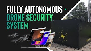 Drone Security System Fully Autonomous Solution Integrated with DiaB Hardware [upl. by Atteugram]