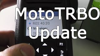 How to update a MotoTRBO radio [upl. by Arrad]