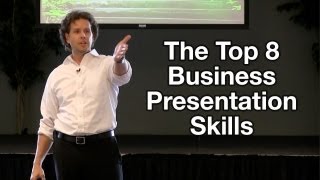 Business Presentation Tips  The Top 8 Business Presentation Skills [upl. by Darn427]