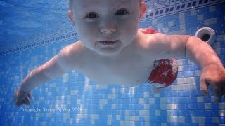 Baby Swimming Underwater [upl. by Nomal]