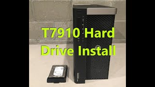 How to install a Hard Drive in to a Precision T7910 Workstation [upl. by Arenahs543]