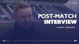 INTERVIEW  Barry Robson PostFalkirk  190125 [upl. by Donnelly]