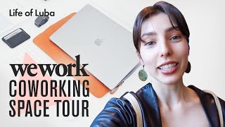 WEWORK Coworking  is it worth it Office Space Tour [upl. by Madancy]