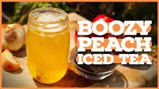 BOOZY TEA How to Make Hard Tea at Home 🍑 [upl. by Su]