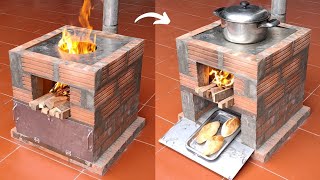 Multifunction oven  Multifunction wood stove saves firewood [upl. by Haroun282]