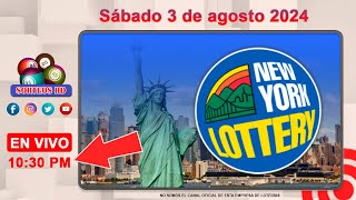 New York Lottery en vivo │Sábado 3 de agosto 2024  1030 PM loteriasdominicanas [upl. by Traver417]