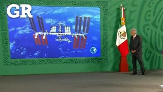 Gritan rusos Viva México desde el espacio [upl. by Artiek]