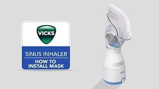 Vicks Sinus Inhaler VIH200  How to Install Mask [upl. by Banks]