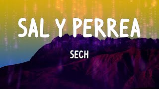 Sech  Sal y Perrea Letras [upl. by Ynohtna]