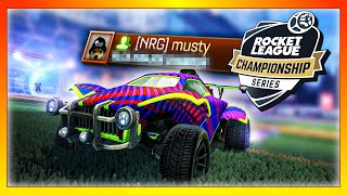 I finally got one of the RAREST titles in Rocket League  Musty MOMENTS 18 🐮 [upl. by Anelliw]