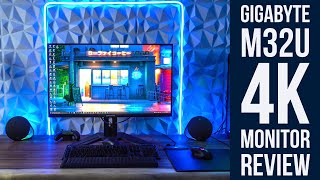 Gigabyte M32U  4K 144hz Monitor Review Long Version [upl. by Frydman789]