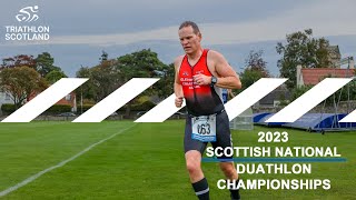 HIGHLIGHTS 2023 Scottish National Duathlon Championships [upl. by Elesig]