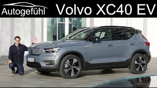 Volvo XC40 EV FULL REVIEW  the new best compact pure electric SUV [upl. by Acilef]