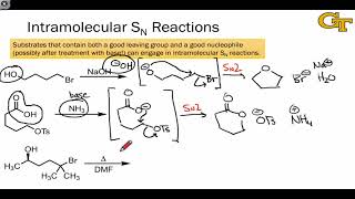 1902 Intramolecular Nucleophilic Substitutions [upl. by Ylekalb]