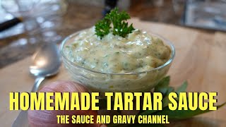 French Style Tartar Sauce  How to Make Tartar Sauce  Tartar Sauce Recipe  Tartar sauce Homemade [upl. by Jennifer]