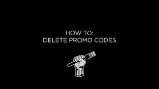 How To Delete Promo Codes [upl. by Lorain]