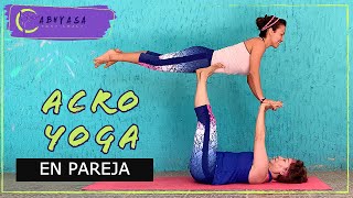 3 posturas de Acro Yoga en pareja  Tutorial de Yoga [upl. by Ephrem]