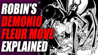 Robins Demonio Fleur Explained  One Piece Chapter 1021 [upl. by Nojed777]