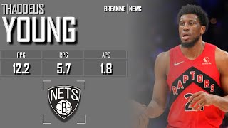 BROOKLYN NETS Thaddeus Young ᴴᴰ [upl. by Hepza]